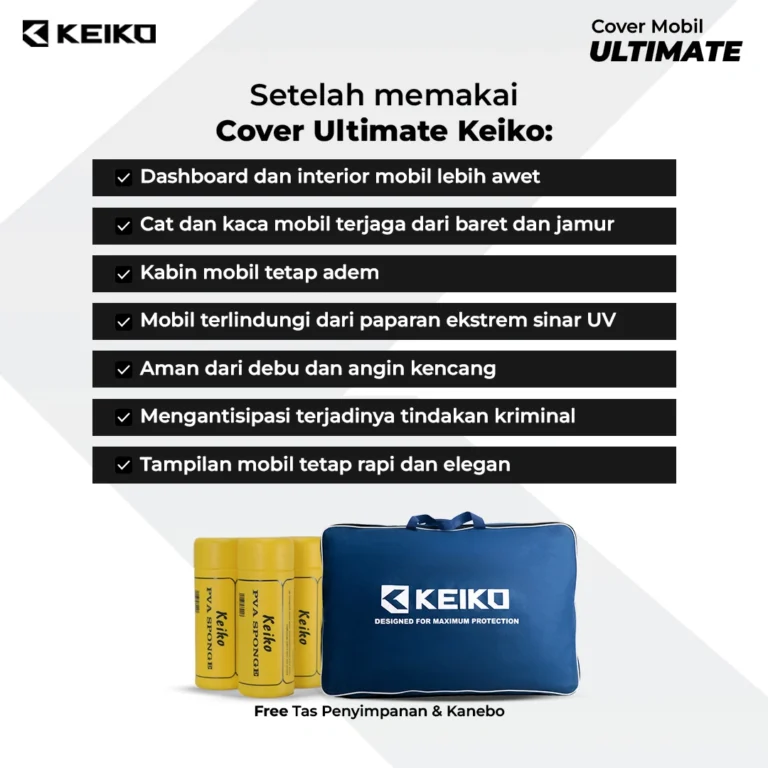 manfaat cover mobil keiko